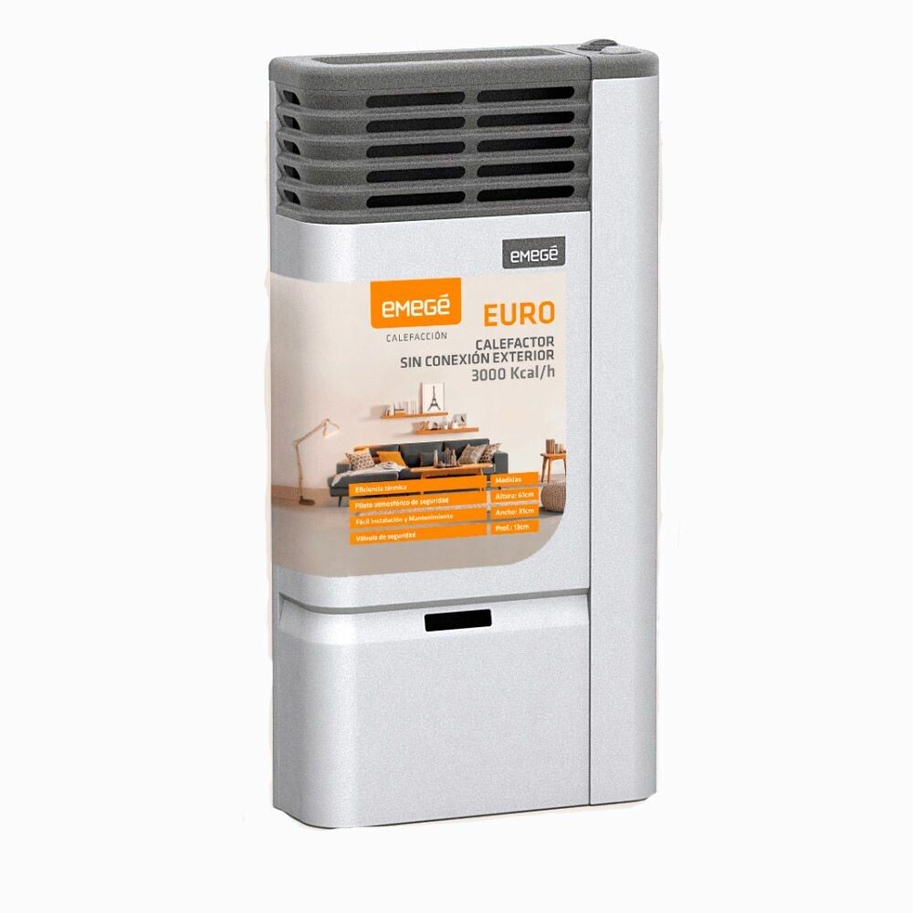 Calefactor EMEGE EURO 3130 ST Multigas CE3130ST 3000 kcal/h