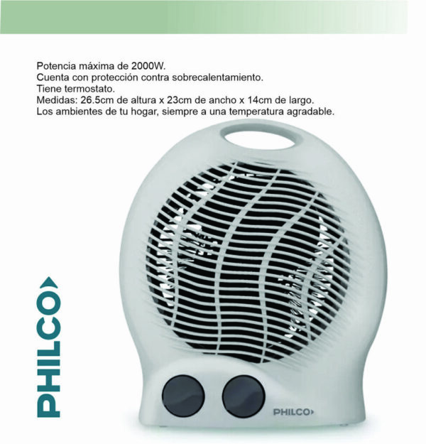 Caloventor fijo PHILCO PHCF20A1P