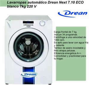 Lavarropas DREAN next 7.10 Eco