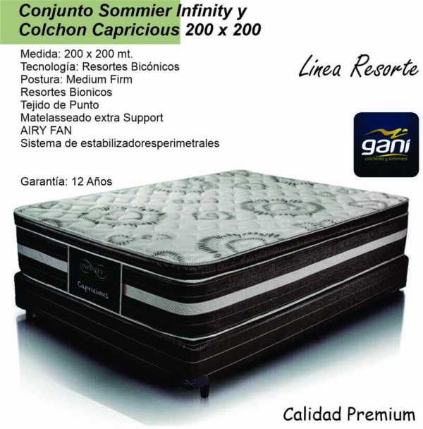 Colchon GANI Capricious 200×200