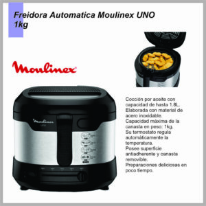 Freidora MOULINEX Uno M Inox AF215D58