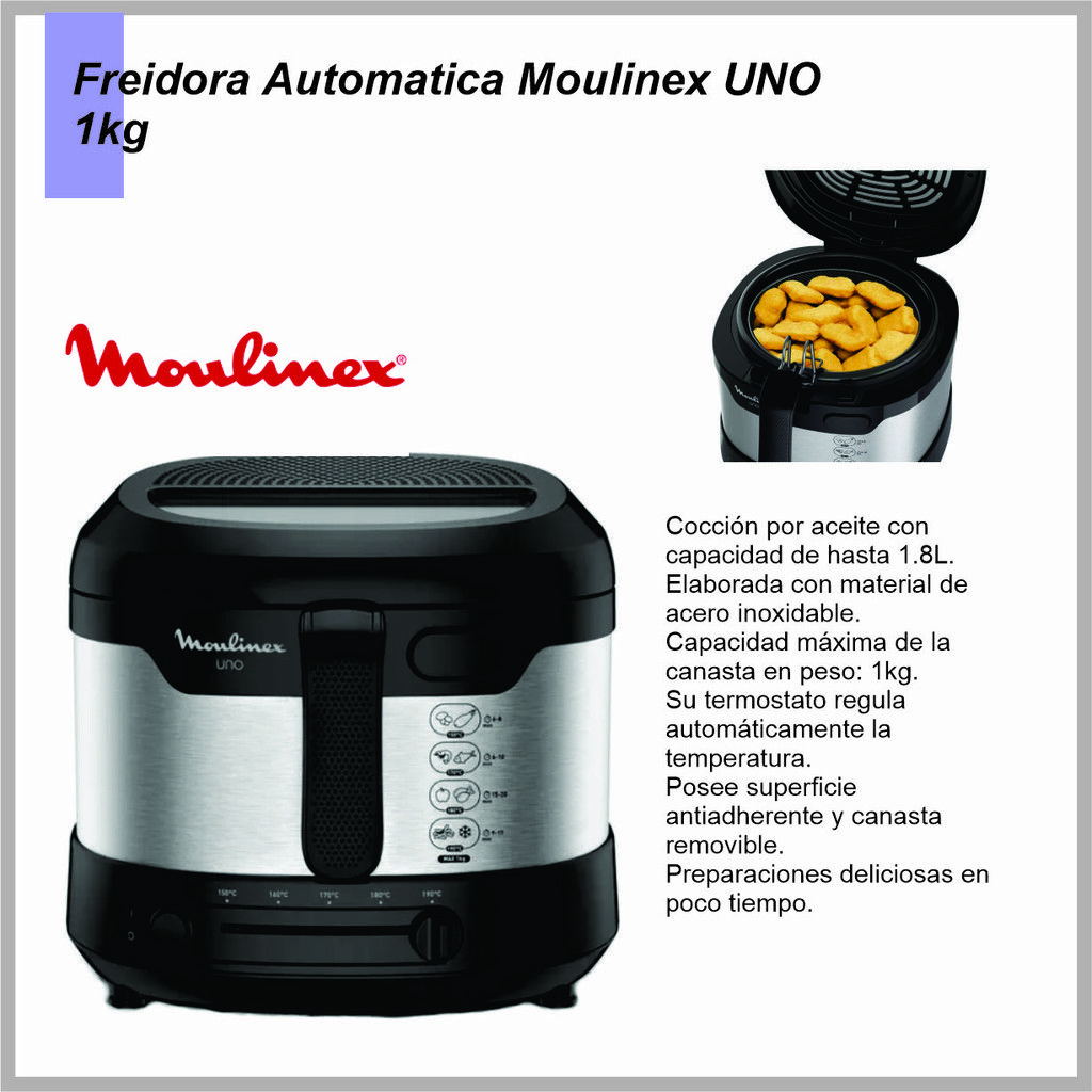 Freidora Uno M Inox 