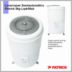 Lavarropas PATRICK LRPK56SB