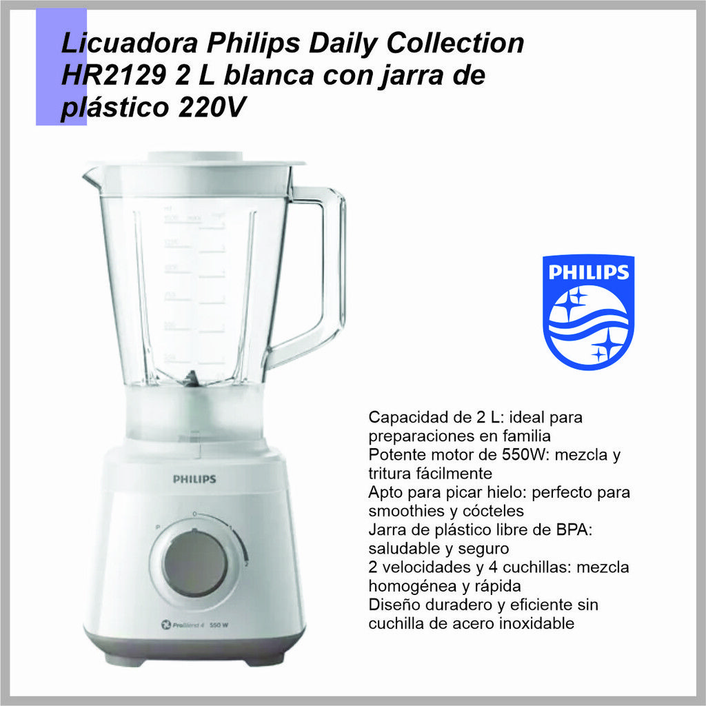 Licuadora discount philips 1400w