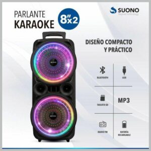 Parlante SUONO 8” X2  GTS 1569 AYV0221