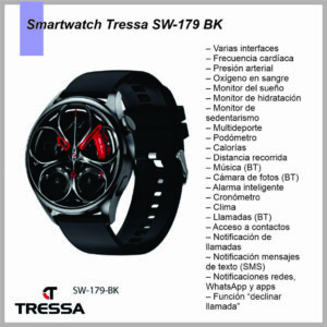 Reloj Smartwatch TRESSA SW-179/BK