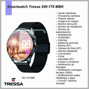 Reloj Smartwatch TRESSA SW-179/MBK