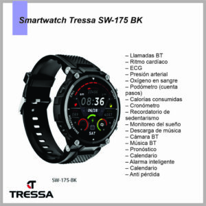 Reloj Smartwach TRESSA SW-175/BK
