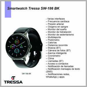 Reloj Smartwatch TRESSA SW-186/BK