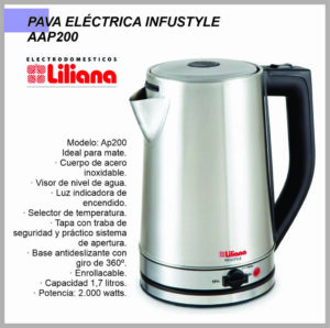 Pava electrica LILIANA mecanica 2000w AAP200