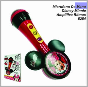 Micrófono de mano Minnie con amplificador DISNEY 5254