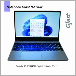 Notebook GFAST N-150-W (15,6/N4020/4GB/128SSD/WIN11)