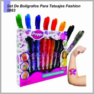 Set de boligrafos para tatuajes POPPI 5663-S22647