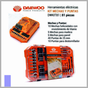 Kit DAEWOO de 81 mechas DWKIT81