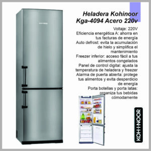 Heladera KOHINOOR KGA-4094/8