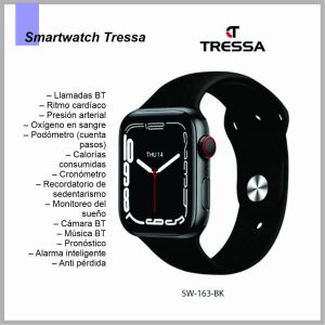 Reloj Smartwathc TRESSA SW-163/BK