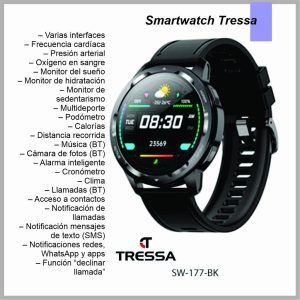 Reloj Smartwatch TRESSA SW-177/BK