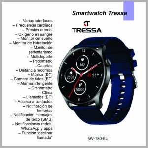 Reloj Smartwatch TRESSA SW-180/BU