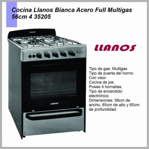 Cocina LLANOS Bianca Acero Full Futura 4 35205